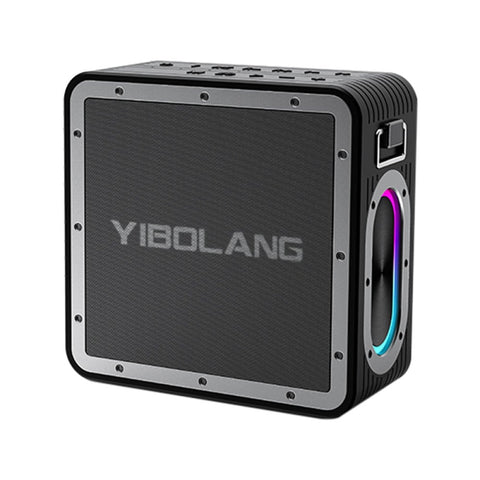 Enceinte Bluetooth Yibolang X47Pro avec deux microphones, couleur noire