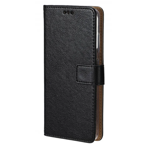 Rixus Bookcase pour Samsung Galaxy A90 5G Noir