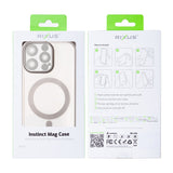 Étui Rixus Instinct Mag pour Apple iPhone 12, 12 Pro Gris titane