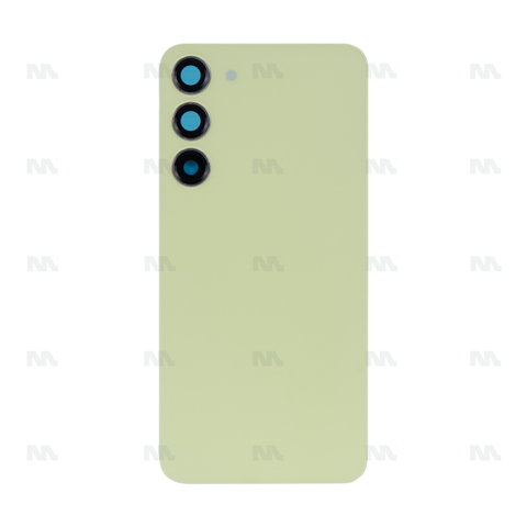 Vitre arrière pour Samsung Galaxy S23 Plus S916B avec lentille Lime Original