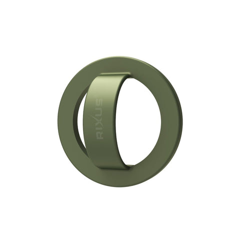 Support pour anneau en silicone Rixus RXPH50D pour Magsafe Vert foncé