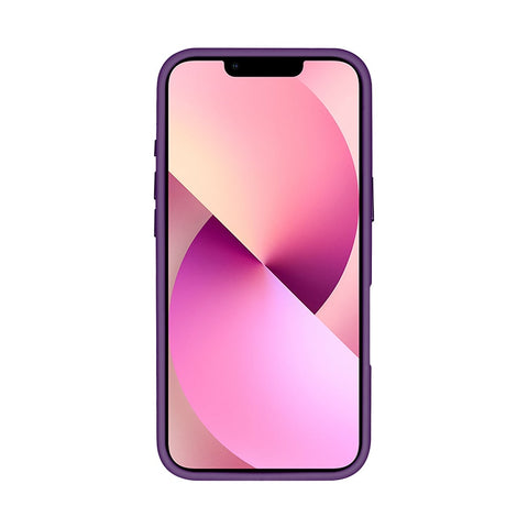 Étui Rixus Classic 03 avec MagSafe pour Apple iPhone 12 Pro Max violet foncé