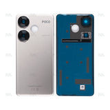 Vitre arrière pour Xiaomi Poco F6 avec objectif Titanium OEM