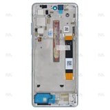 Ecran LCD complet pour Motorola Moto G200 5G (XT2175) Fame (5D68C20182 / 5D68C20079) - Glacier Blue