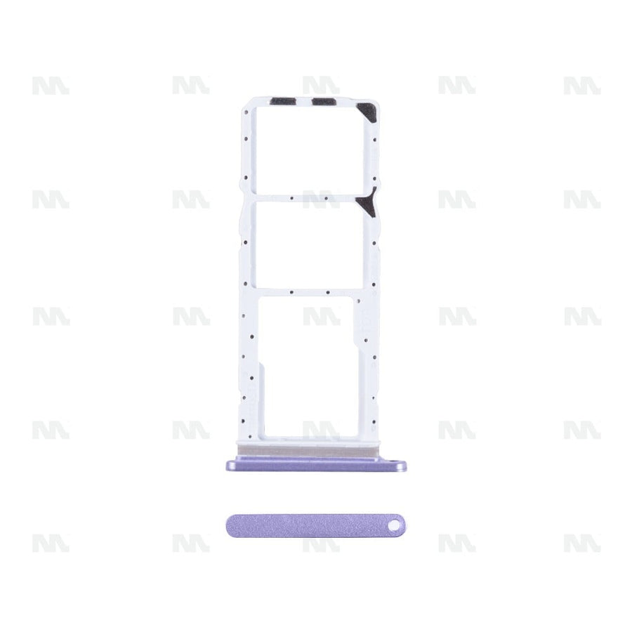 Support de carte SIM violet OEM pour Samsung Galaxy A05s A057F