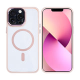 Étui Rixus Classic 04 avec MagSafe pour Apple iPhone 13 Pro rose