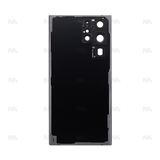Vitre arrière pour Samsung Galaxy S22 Ultra S908B avec objectif – Bordeaux – OEM