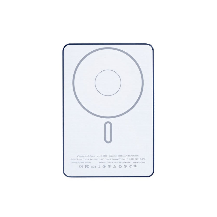 Batterie Externe Ultra-Fine Magnétique 15W 5000mAh pour Apple iPhone Séries 12