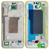 Cadre central jaune OEM pour Samsung Galaxy A35 A356B