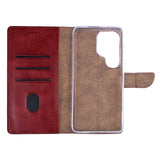 Bibliothèque Rixus pour Samsung Galaxy S26 Ultra Rouge foncé
