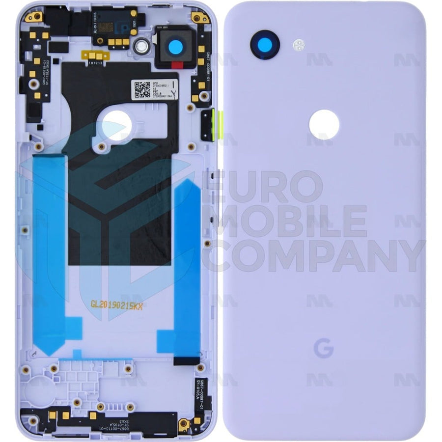 Vitre arrière pour Google Pixel 3A avec objectif violet OEM