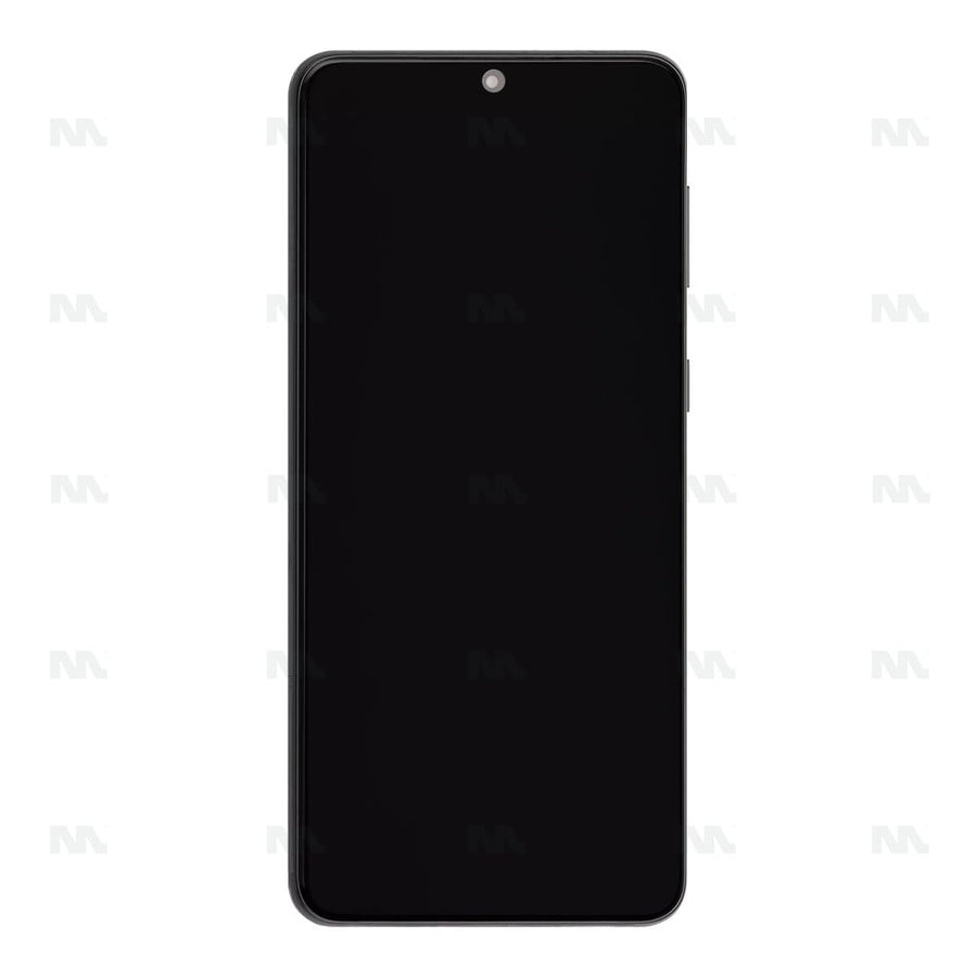 Chassis + Ecran Officiel Service Pack + Vitre pour Samsung Galaxy S21 Plus 5G G996B - Phantom Black