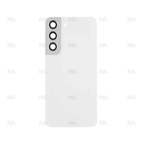 Vitre arrière pour Samsung Galaxy S22 S901B avec objectif Phantom White OEM