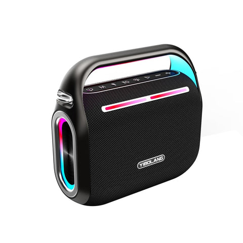 Enceinte Bluetooth Yibolang F2Pro avec un microphone, couleur noire