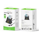 Lecteur de carte à puce de bureau Rixus RXCR34 noir