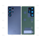 Vitre arrière pour Samsung Galaxy S25 Ultra S938B avec objectif – Titanium Silver Blue – Original