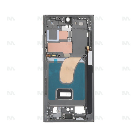 Cadre central - Vert - Original pour Samsung Galaxy S23 Ultra S918B