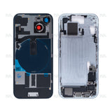 Boîtier pour Apple iPhone 15 avec petites pièces – Bleu – OEM