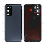 Vitre arrière pour Huawei P40 avec objectif - Noir - OEM