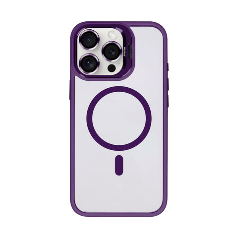 Étui Rixus Classic 03 avec MagSafe pour Apple iPhone 12 Pro Max violet foncé