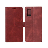 Bibliothèque Rixus pour Samsung Galaxy S20 FE Rouge foncé