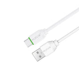 Câble de recharge Rixus RXUC13AC USB-A vers USB-C 30 cm blanc