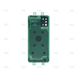 Vitre arrière pour Samsung Galaxy A31 A315F avec prisme pour objectif, noir, OEM