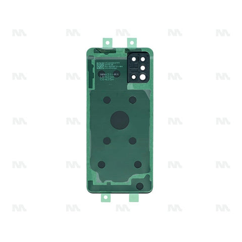 Vitre arrière pour Samsung Galaxy A31 A315F avec prisme pour objectif, noir, OEM