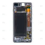 Chassis + Ecran Officiel Service Pack + Vitre pour Samsung Galaxy S10 Plus G975F - Prism Black