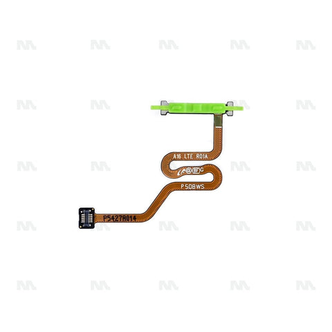 Capteur d'empreintes digitales pour Samsung Galaxy A16 4G A165F Flex Water Green OEM