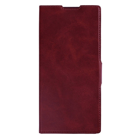Étui portefeuille Rixus avec porte-stylo pour Samsung Galaxy Z Fold 7 rouge