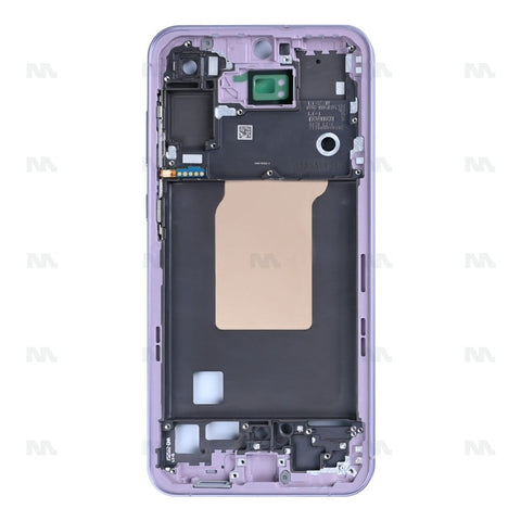 Cadre central violet lilas OEM pour Samsung Galaxy A55 5G A556B