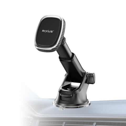 Support magnétique pour téléphone Rixus RXHM16 Support pour téléphone de voiture noir