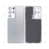 Vitre arrière pour Samsung Galaxy S21 Ultra G998B avec objectif Phantom Silver Original