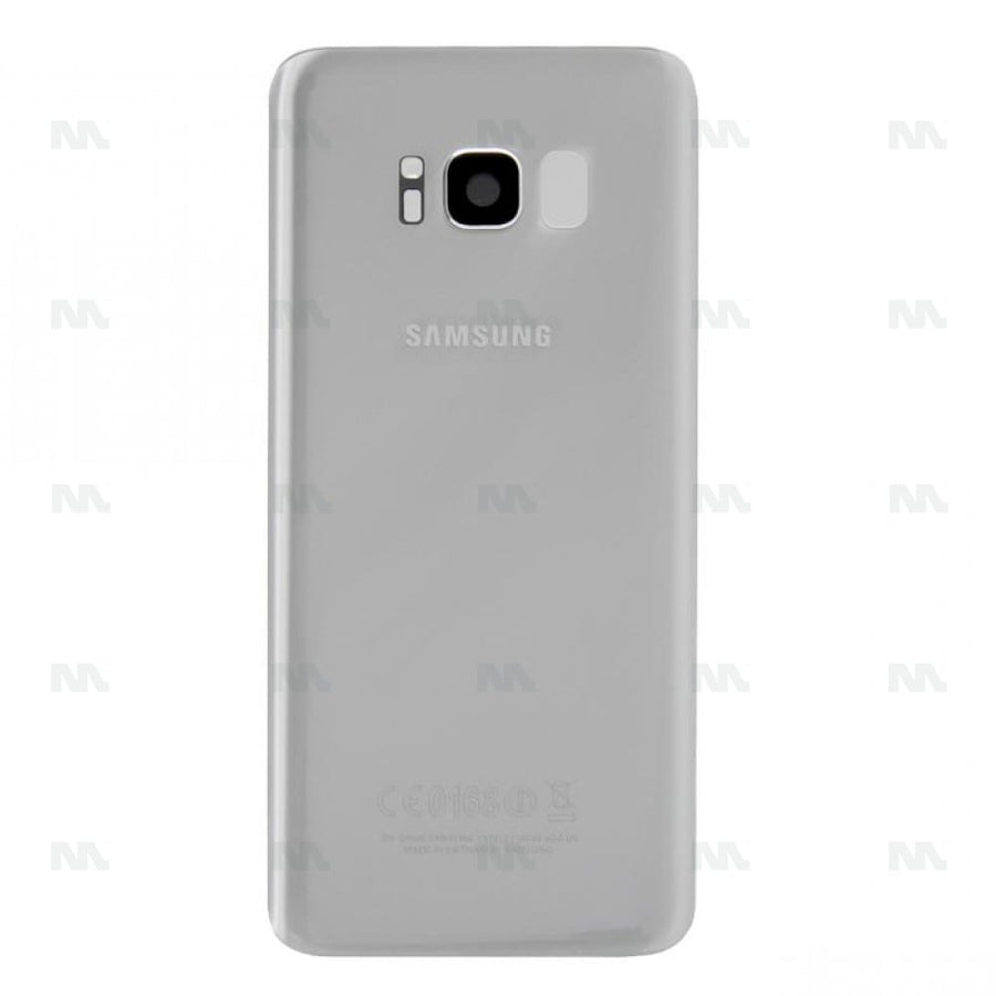 Vitre arrière pour Samsung Galaxy S8 G950F avec lentille argentée OEM
