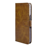 Étui Portefeuille Rixus pour Samsung Galaxy S26 FE - Marron Clair