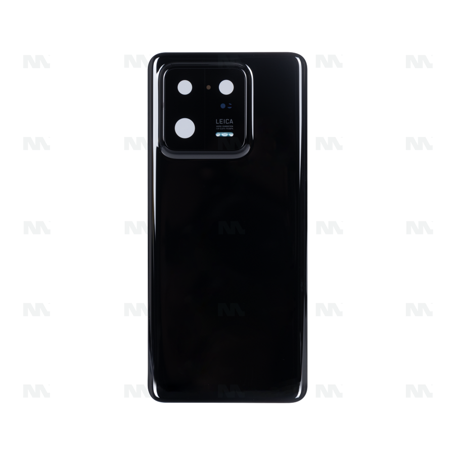 Vitre arrière pour Xiaomi 13 Pro avec objectif, noir céramique, OEM