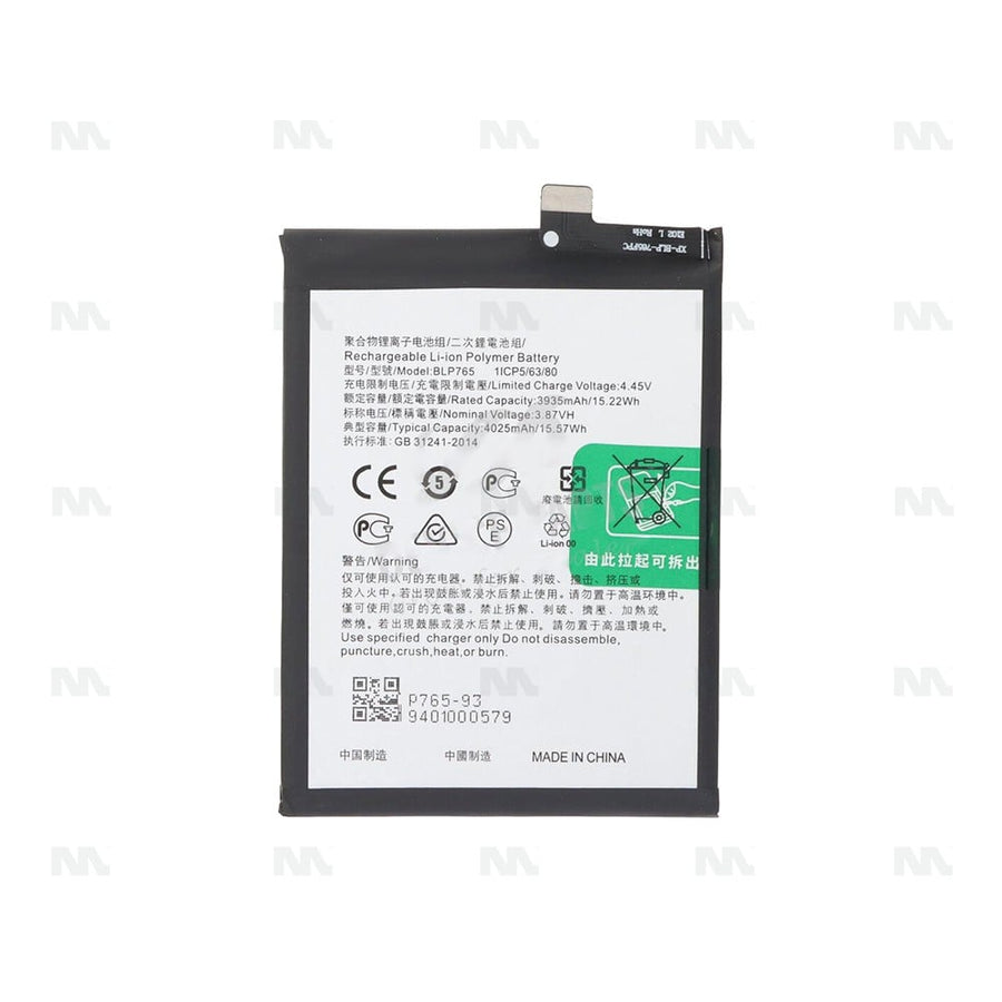 Batterie Oppo A91, Reno 3 (BLP765) - OEM