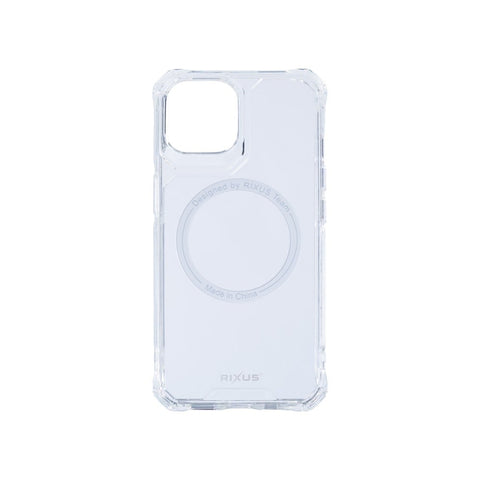 Étui antichoc Rixus Armor-X avec MagSafe pour Apple iPhone 15 transparent