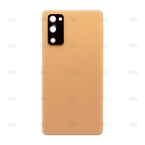 Vitre arrière pour Samsung Galaxy S20 FE G780F avec objectif Cloud Orange OEM