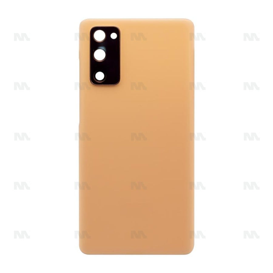 Vitre arrière pour Samsung Galaxy S20 FE G780F avec objectif Cloud Orange OEM