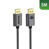 Câble DisplayPort - 8K - 500 cm - Rixus RXDP15 - Gris sidéral