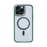 Étui Rixus Classic 04 avec MagSafe pour Apple iPhone 13 Pro Max vert foncé