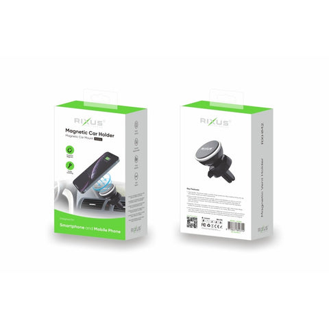 Support magnétique universel à 360° Rixus RXHM2 pour grille d'aération, noir