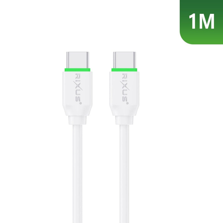 Série de câbles rapides Rixus RX2015S pour USB-C vers USB-C (présentoir de comptoir)