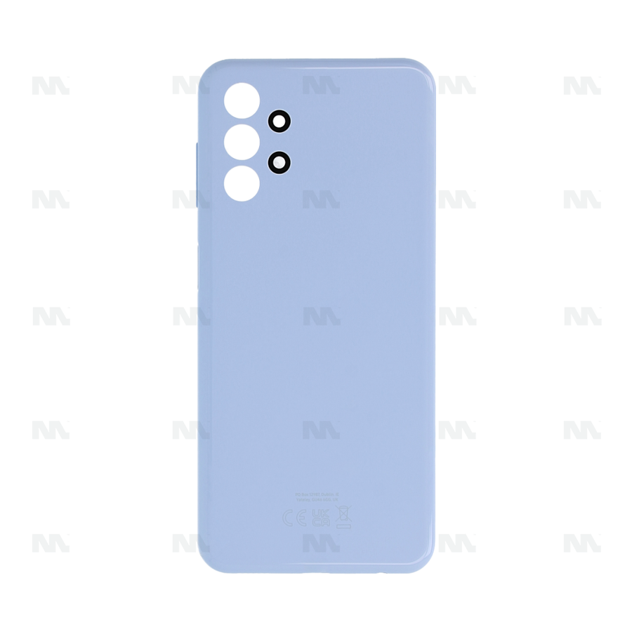 Vitre arrière pour Samsung Galaxy A13 A135F avec objectif bleu OEM