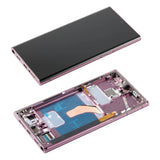 Chassis + Ecran OLED + Vitre pour Samsung Galaxy S22 Ultra S908B - Violet